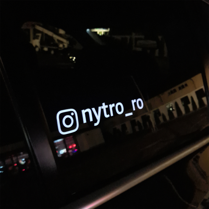 Sticker led luminos personalizat [3]
