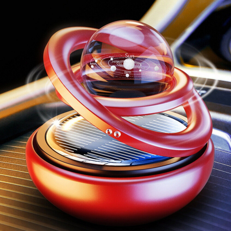 Odorizant auto cu functionare solara, autorotatie 360 de grade [0]