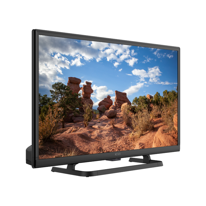 Tелевизор KIVI 24" LED SMART TV 24H710QB 1366x768 HD Google TV Чёрный (24'' MVA, DLED 1368x768 HD Ready, SMART TV (Google TV), Google Chromecast, Google Home, Game Mode, 3x HDMI, 2x USB, Headphone jack 3.5 mm, WiFi, Bluetooth 5.0, DVB-T/T2/C, OSD Language: ENG, RU, RO, Sound by JVC, Speakers 2x5W Dolby Audio, VESA 100x100, 2.7 Kg) [10]