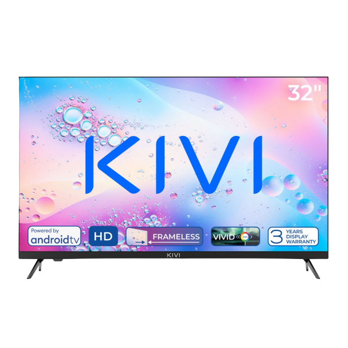Televizor KIVI 32" LED SMART TV 32H710QB 1366x768 HD Google TV Negru (32'' MVA, DLED 1368x768 HD Ready, SMART TV (Google TV), 3x HDMI, 2x USB, Headphone jack 3.5 mm, WiFi, DVB-T/T2/C, OSD Language: ENG, RU, RO, Sound by JVC, Speakers 2x8W Dolby Audio, Bluetooth Smart remote control RC40 with Voice control, VESA 200x100, 4.2 Kg) [13]