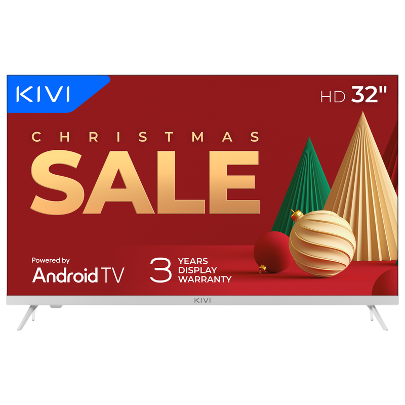 Televizor KIVI 32" LED SMART TV 32H760QW 1366x768 HD Android TV Alb (32'' MVA, DLED 1368x768 HD Ready, SMART TV (Google Android TV), MEMC, 3x HDMI, 2x USB, Headphone jack 3.5 mm, WiFi, DVB-T/T2/C, OSD Language: ENG, RU, RO, Sound by JVC, Speakers 2x8W Dolby Audio, Bluetooth Smart remote control, VESA 200x100, 4.3 Kg) [11]