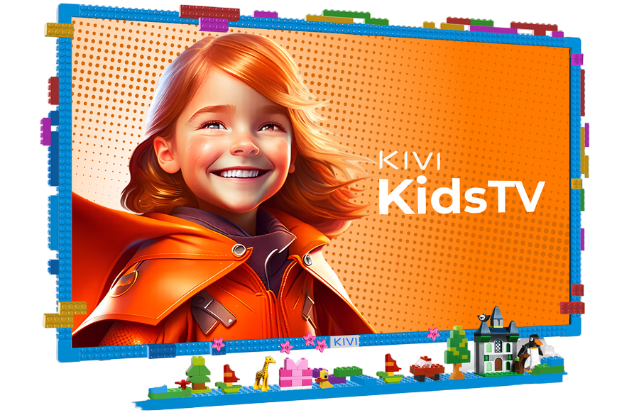 Televizor KIVI 32" LED SMART TV KidsTV 1920x1080 FHD Android TV Albastru (32'' DLED 1920x1080 FHD, SMART TV (Android TV 11), 3x HDMI, 2x USB, Headphone jack 3.5 mm, WiFi, DVB-T/T2/C, OSD Language: ENG, RU, RO, Speakers 2x8W Dolby Audio, Smart remote control with Voice control, VESA 200x100, 4.5 Kg) [8]