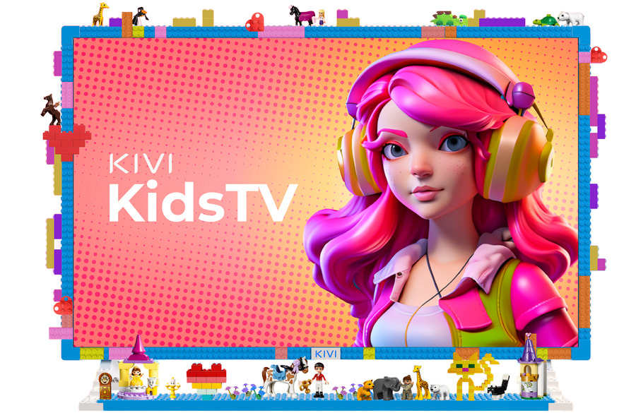 Televizor KIVI 32" LED SMART TV KidsTV 1920x1080 FHD Android TV Albastru (32'' DLED 1920x1080 FHD, SMART TV (Android TV 11), 3x HDMI, 2x USB, Headphone jack 3.5 mm, WiFi, DVB-T/T2/C, OSD Language: ENG, RU, RO, Speakers 2x8W Dolby Audio, Smart remote control with Voice control, VESA 200x100, 4.5 Kg) [11]