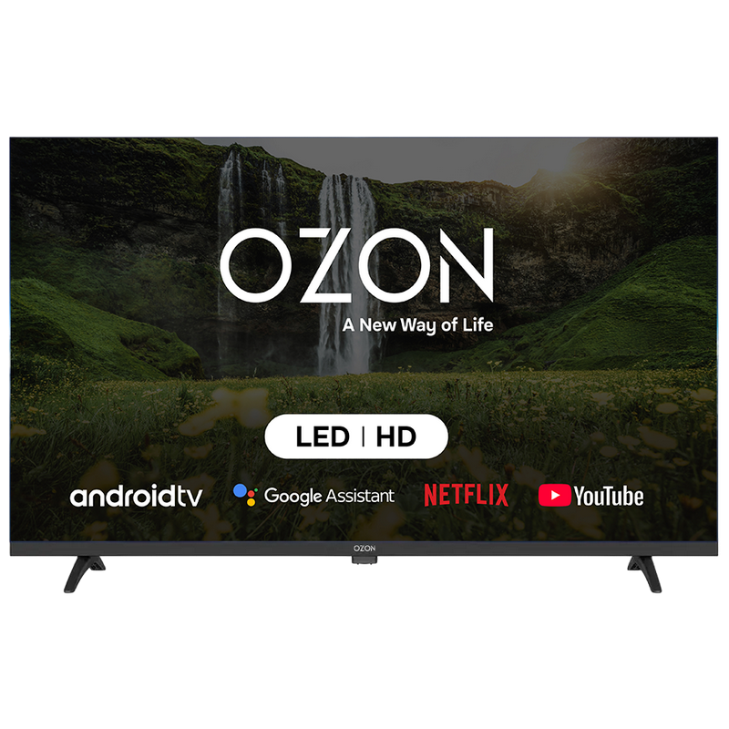 Tелевизор OZON 32" LED SMART TV H32S6000R 1366x768 HD Android TV Чёрный Diagonala ecranului: 32 ", Rezoluția Display-ului: 1366x768 HD, Telecomandă: Da, Platformă software: Android TV, Boxe încorporate: Da, USB Type-A: 2x, [7]