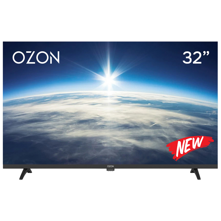 Tелевизор OZON 32" LED SMART TV H32S6000R 1366x768 HD Android TV Чёрный Diagonala ecranului: 32 ", Rezoluția Display-ului: 1366x768 HD, Telecomandă: Da, Platformă software: Android TV, Boxe încorporate: Da, USB Type-A: 2x, [4]