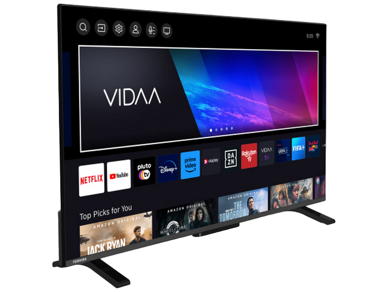 Televizor TOSHIBA 40" LED SMART TV 40LV2463DG FHD 1920x1080 VIDAA OS Negru 40" DLED, Black, 1920x1080 FHD, SMART TV (VIDAA OS), 2 HDMI, 2 USB, DVB-T/T2/C/S2, OSD Language: ENG, RO, RU, Dolby Audio Speakers 2x8W, VESA 100x100, 5.7 Kg ) [2]