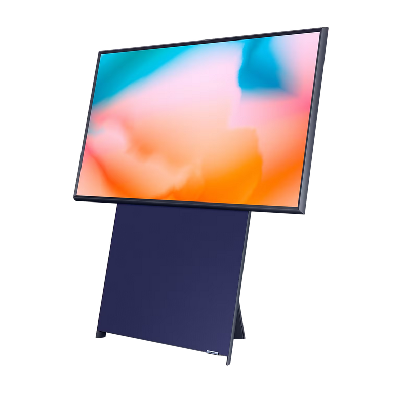 Televizor Samsung 43" LED SMART TV QE43LS05BAUXUA The Sero QLED 4K 3840x2160 Tizen OS Negru (43" Black, QLED Flat 3840x2160 4K UHD, SMART TV (Tizen 7.0 OS), 4 HDMI, 2 USB, DVB-T/T2/C/S2, OSD Language: ENG, RO, RU Speakers 20W (10 W x 2), QLED Smart remote control, VESA 200x200,8.9Kg) [4]