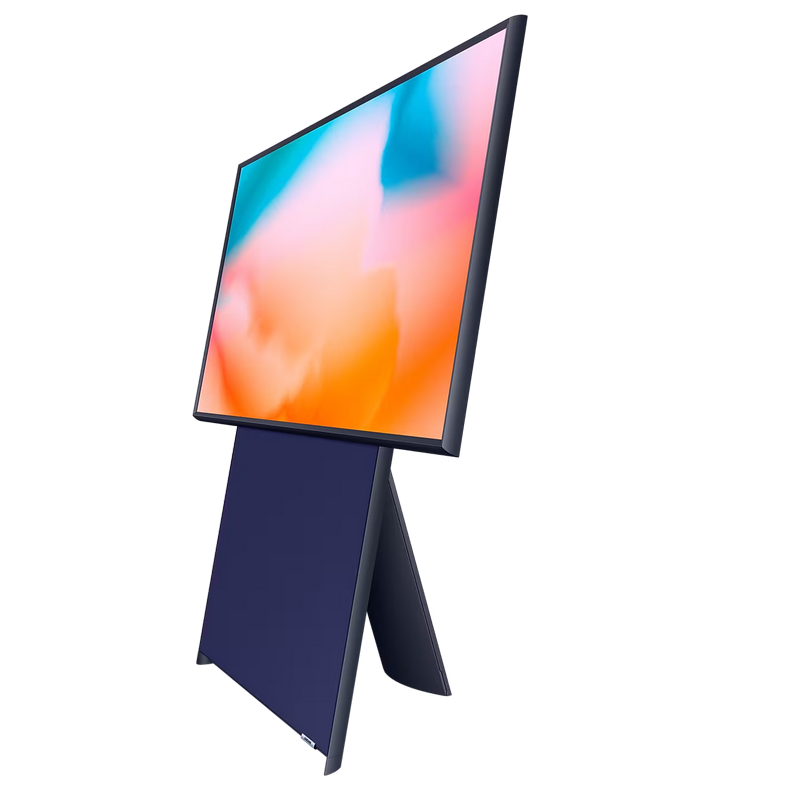 Televizor Samsung 43" LED SMART TV QE43LS05BAUXUA The Sero QLED 4K 3840x2160 Tizen OS Negru (43" Black, QLED Flat 3840x2160 4K UHD, SMART TV (Tizen 7.0 OS), 4 HDMI, 2 USB, DVB-T/T2/C/S2, OSD Language: ENG, RO, RU Speakers 20W (10 W x 2), QLED Smart remote control, VESA 200x200,8.9Kg) [5]