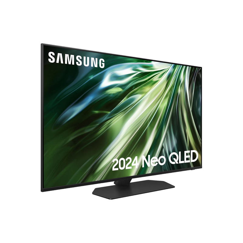 Tелевизор Samsung 43" LED SMART TV QE43QN90DAUXUA Mini LED 4K 3840x2160 Tizen OS Чёрный (43" VA, Black, MiniLED 3840x2160 4K UHD Premium, 144 Hz, Direct Full Array, 10 bit, SMART TV (Tizen OS), FreeSync Premium Pro, 4x HDMI v2.1, 2 USB v2.0, DVB-T/T2/C/S2, OSD Language: ENG, RO, RU Speakers 2.2 CH 40W+subwoofer, Premiun Solar Smart remote control, VESA 200x200, 8.5 Kg) [5]