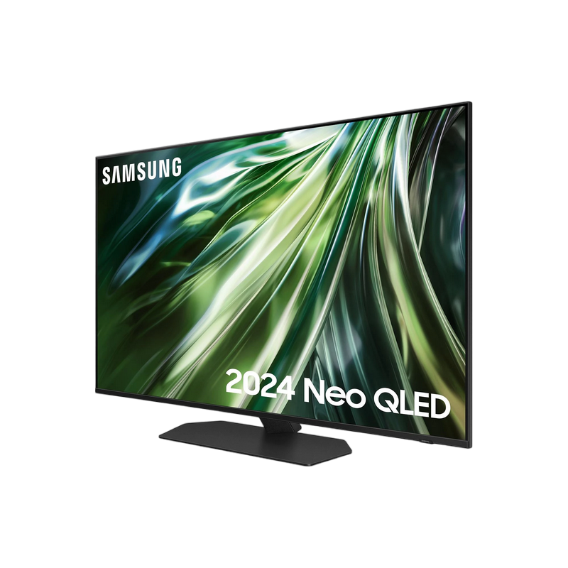 Tелевизор Samsung 43" LED SMART TV QE43QN90DAUXUA Mini LED 4K 3840x2160 Tizen OS Чёрный (43" VA, Black, MiniLED 3840x2160 4K UHD Premium, 144 Hz, Direct Full Array, 10 bit, SMART TV (Tizen OS), FreeSync Premium Pro, 4x HDMI v2.1, 2 USB v2.0, DVB-T/T2/C/S2, OSD Language: ENG, RO, RU Speakers 2.2 CH 40W+subwoofer, Premiun Solar Smart remote control, VESA 200x200, 8.5 Kg) [6]