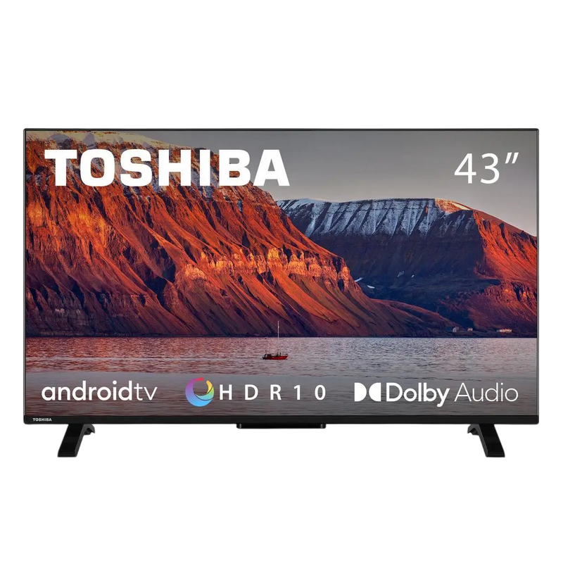 Televizor TOSHIBA 43" LED SMART TV 43LA2363DG FHD 1920x1080 Android TV Negru 43" DLED, Black, 1920x1080 FHD, SMART TV (Android TV 11), 3 HDMI, 2 USB, DVB-T/T2/C/S2, Optical input, OSD Language: ENG, RO, RU, Dolby Audio Speakers 2x8W, VESA 100x100, 8 Kg ) [1]