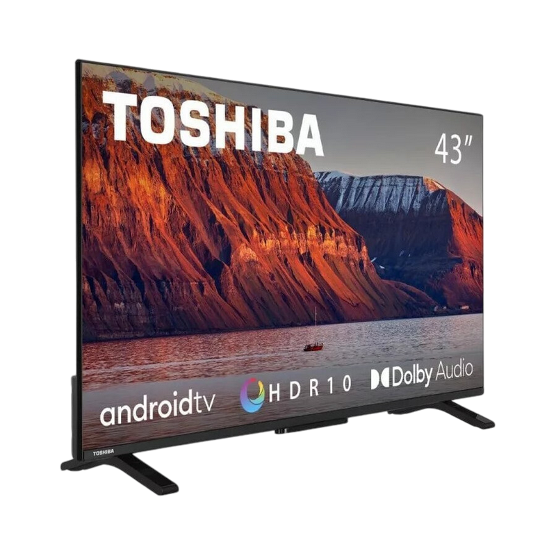 Televizor TOSHIBA 43" LED SMART TV 43LA2363DG FHD 1920x1080 Android TV Negru 43" DLED, Black, 1920x1080 FHD, SMART TV (Android TV 11), 3 HDMI, 2 USB, DVB-T/T2/C/S2, Optical input, OSD Language: ENG, RO, RU, Dolby Audio Speakers 2x8W, VESA 100x100, 8 Kg ) [2]