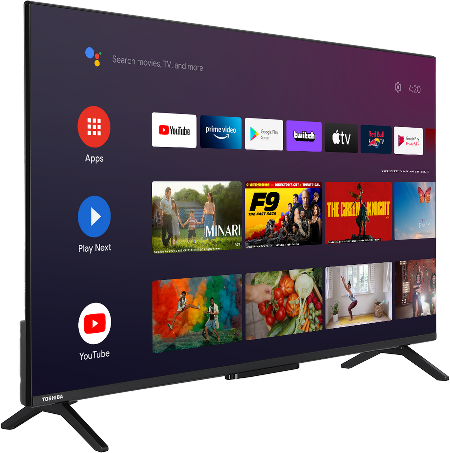 Televizor TOSHIBA 43" LED SMART TV 43QA2363DG QLED 4K 3840x2160 Android TV Negru (43" QLED Display, Black, 3840x2160 UHD, SMART TV (Android TV 11), 3 HDMI, 2 USB, Dolby Vision, DVB-T/T2/C/S2, Optical input, Headphone jack 3.5 mm, OSD Language: ENG, RO, RU, Speakers 2x10W, VESA 100x100, 8.3 Kg) [4]