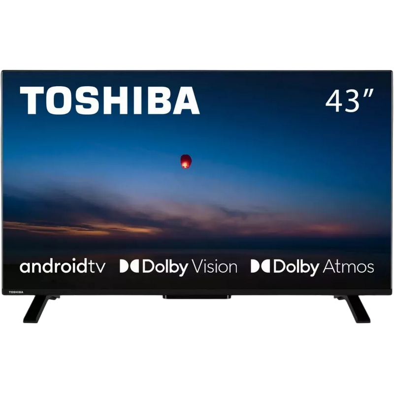 Televizor TOSHIBA 43" LED SMART TV 43QA2363DG QLED 4K 3840x2160 Android TV Negru (43" QLED Display, Black, 3840x2160 UHD, SMART TV (Android TV 11), 3 HDMI, 2 USB, Dolby Vision, DVB-T/T2/C/S2, Optical input, Headphone jack 3.5 mm, OSD Language: ENG, RO, RU, Speakers 2x10W, VESA 100x100, 8.3 Kg) [2]