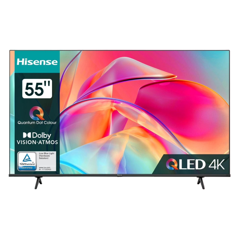 Tелевизор Hisense 55" LED SMART TV 55E7KQ QLED 4K 3840x2160 VIDAA OS Серый (55'' VA, DLED, 3840x2160 UHD Quantum Dot Display, 120 Hz, SMART TV (VIDAA U6.0 OS), 4 HDMI 2.0, 2 USB, Dolby Vision, HDR10+, HLG, Wi-Fi (802.11ac, dual-band (2.4G and 5G), DVB-T/T2/C/S2, OSD Language: ENG, RU, RO, Speakers 2x8W Dolby Audio, VESA 200x300, 12,1 Kg) [1]