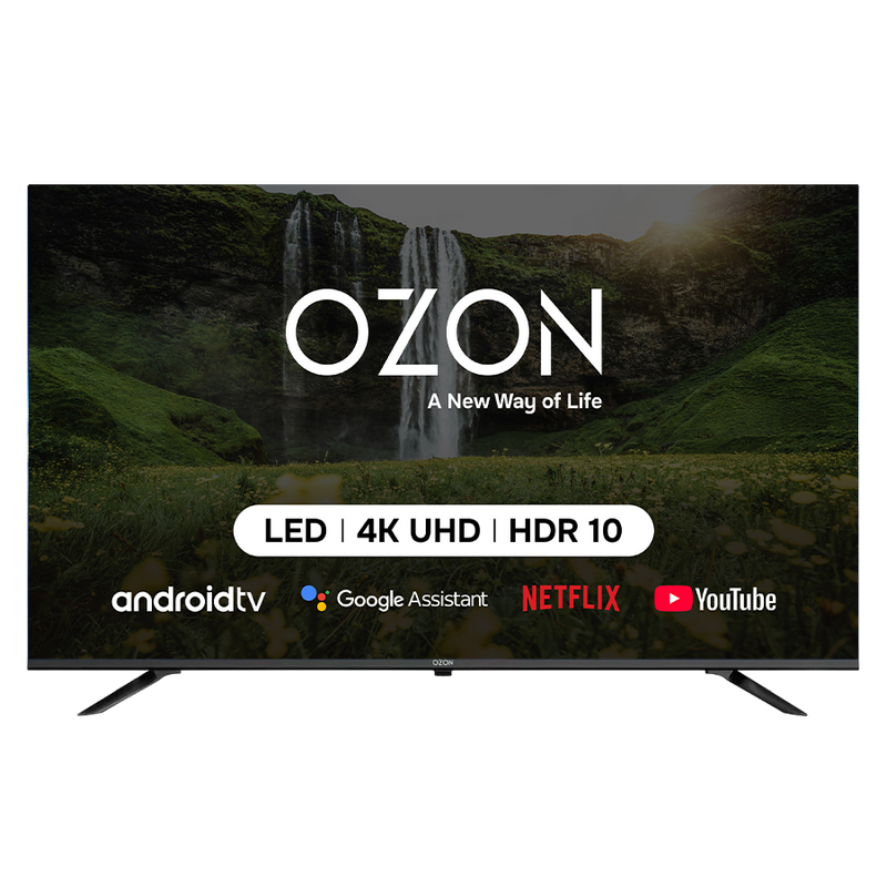 Televizor OZON 55" LED SMART TV U55Z8000R HDR 4K 3840x2160 Android TV Negru Diagonala ecranului: 55 ", Rezoluția Display-ului: 3840x2160 4K UHD, Telecomandă: Da, Platformă software: Android TV, Boxe încorporate: 2x 10 W, USB Type-A: 2x, [4]