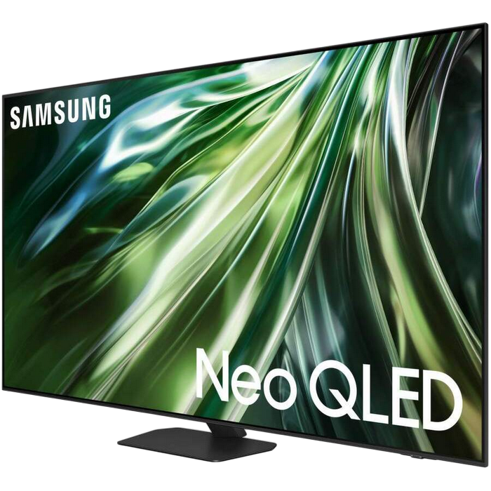 Televizor Samsung 55" LED SMART TV QE55QN90DAUXUA Mini LED 4K 3840x2160 Tizen OS Negru (55" VA, Black, MiniLED 3840x2160 4K UHD Premium, 120 Hz, Direct Full Array, 10 bit, SMART TV (Tizen 8.0 OS), FreeSync Premium Pro, 4x HDMI v2.1, 2 USB v2.0, DVB-T/T2/C/S2, OSD Language: ENG, RO, RU Speakers 4.2.2 CH (40W+subwoofer 2x10W), Premiun Solar Smart remote control, VESA 200x200, 17.5 Kg) [3]