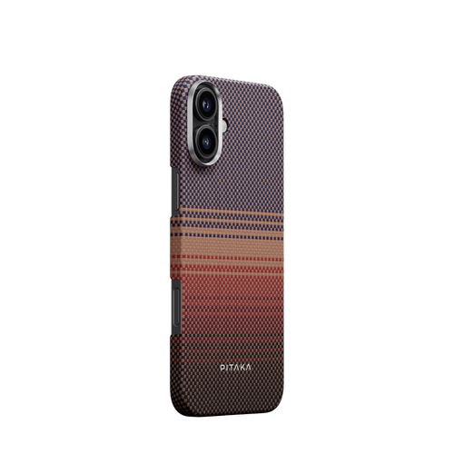 Husa Pitaka Tactile Woven pentru iPhone 16 Sunset [1]