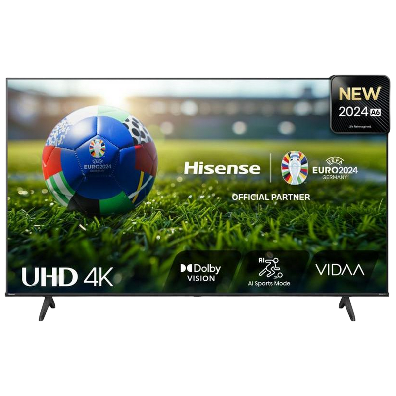 Tелевизор Hisense 75" LED SMART TV 75A6N Real 4K 3840x2160 VIDAA OS Чёрный (75'' IPS, DLED 3840x2160 UHD, SMART TV (VIDAA U OS), 3 HDMI 2.0, 2 USB, Display color depth 8bit+FRC, HDR10, HLG, Wi-Fi (802.11ac, dual-band (2.4G and 5G), DVB-T/T2/C/S2, OSD Language: ENG, RU, RO, Speakers 2x8W, VESA 300x200, 28 Kg) [7]