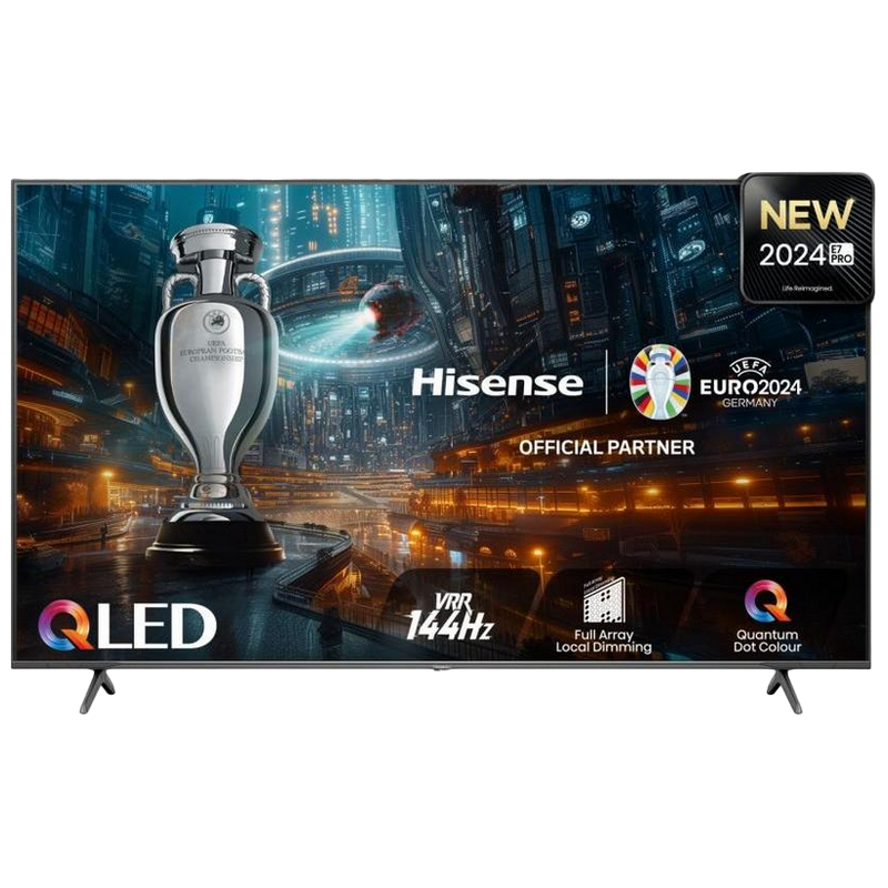 Televizor Hisense 75" LED SMART TV 75E7NQ PRO QLED 4K 3840x2160 VIDAA OS Negru 75'' VA, DLED, 3840x2160 UHD Quantum Dot Display, 144 Hz, SMART TV (VIDAA U OS), 4 HDMI 2.0, 2 USB, Dolby Vision, HDR10+, HLG, Wi-Fi (802.11ac, dual-band (2.4G and 5G), DVB-T/T2/C/S2, OSD Language: ENG, RU, RO, Speakers 2x8W Dolby Audio, VESA 400x300, 25,2 Kg) [5]