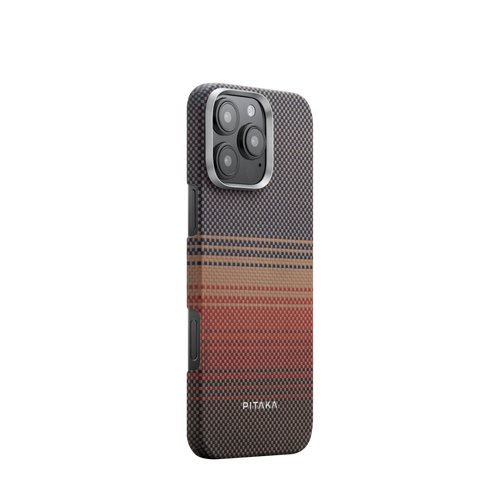 Husa Pitaka Tactile Woven pentru iPhone 16 Pro Sunset [1]