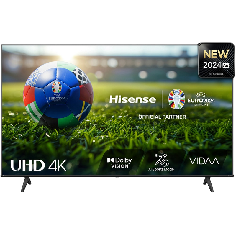 Tелевизор Hisense 85" LED SMART TV 85A6N Real 4K 3840x2160 VIDAA OS Чёрный (85'' IPS, DLED 3840x2160 UHD, SMART TV (VIDAA U7 OS), 3 HDMI 2.0, 2 USB, Display color depth 8bit+FRC, HDR10, HLG, Wi-Fi (802.11ac, dual-band (2.4G and 5G), DVB-T/T2/C/S2, OSD Language: ENG, RU, RO, Speakers 2x15W, VESA 400x300, 27 Kg) [1]