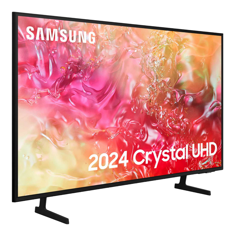 Tелевизор Samsung 85" LED SMART TV UE85DU7100UXUA 4K 3840x2160 Tizen OS Титановый (85" VA, ELED, Black, 3840x2160 UHD Smart TV (Tizen 8.0 OS), HDR10+, HLG, 3 HDMI, 1 USB, DVB-T/T2/C/S2, OSD Language: ENG, RO, RU, Speakers 2x10W Dolby Digital Plus, VESA 600x400, 40.6Kg ) [1]