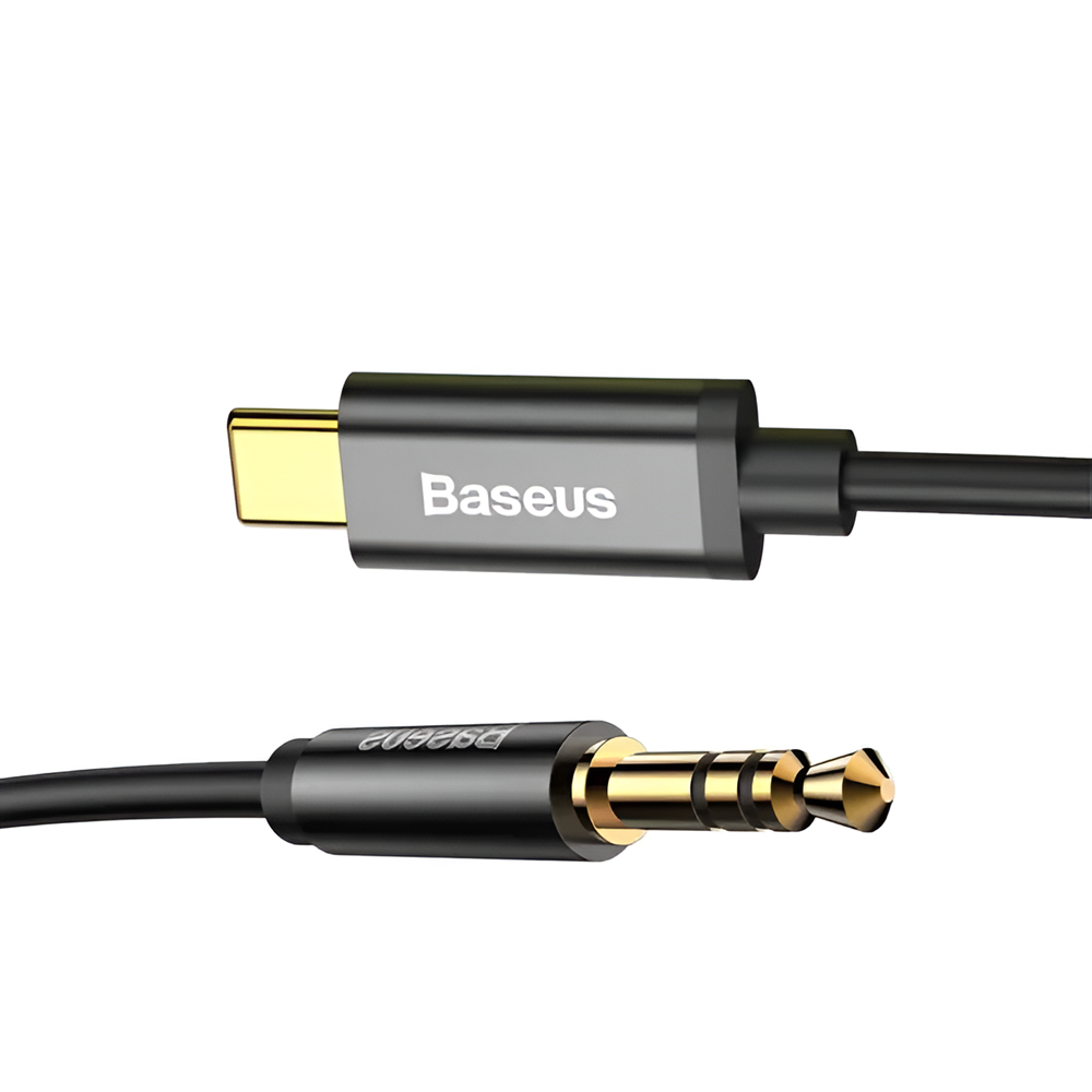 Baseus Cable Audio Type-C to 3.5 M01, Black [2]