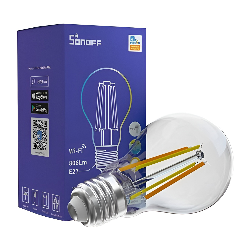 Sonoff Умная LED-лампа с нитью (Голубой) Wi-Fi E27 7W 806Lm (B02-F-A60) [2]