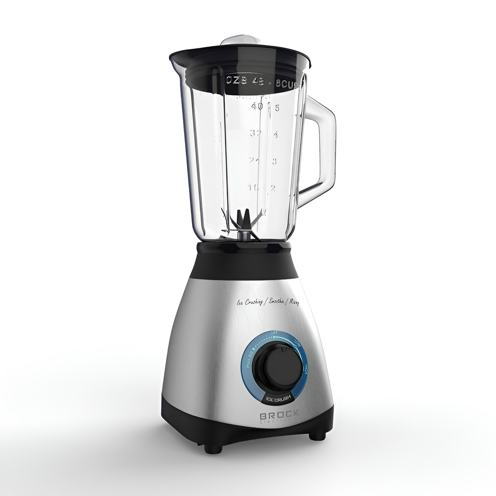Блендер BROCK BL 1502 SS, 1,5 л, Стеклянный кувшин, Стальная основа, 500 Вт. [2]