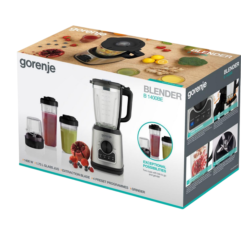 Blender pentru smoothie Gorenje B1400BE, 1400 W [3]