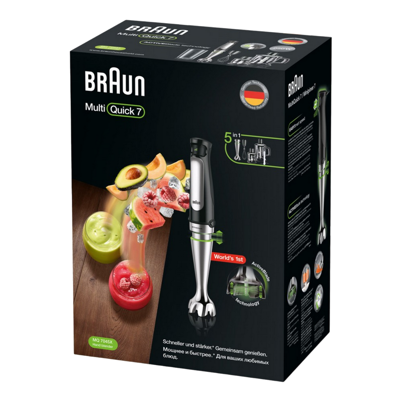 Погружной блендер Braun MQ7045, 1000 Вт [10]