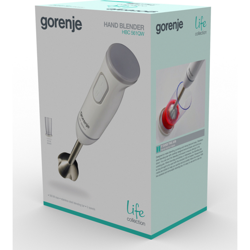 Blender vertical Gorenje HBC561QW, 560 W [16]