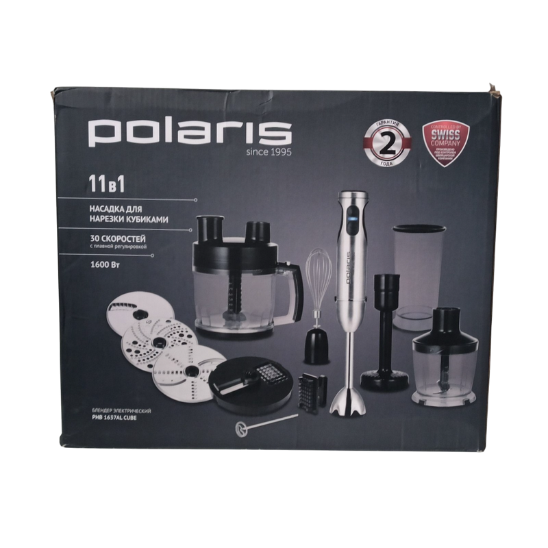 Погружной блендер Polaris PHB1637AL, 1600 Вт [15]