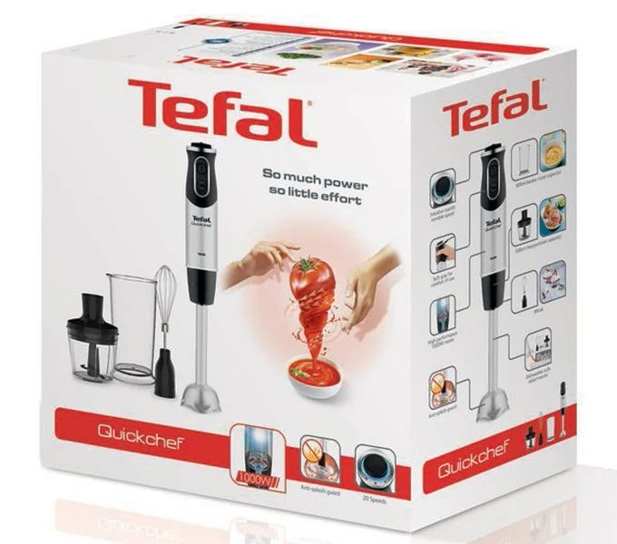 Погружной блендер Tefal HB656838, 1000Вт [12]