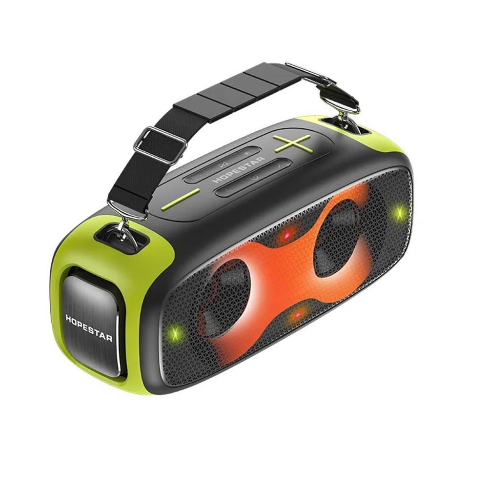 Портативная колонка Hopestar Speaker A30 Party, 50W, Черный и Зеленый [3]