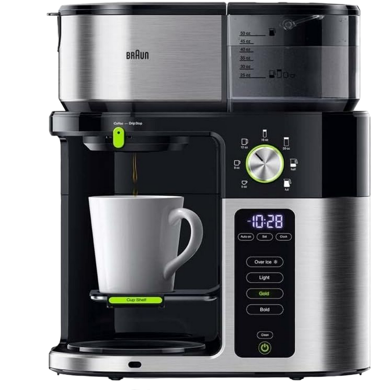 Капельная Кофеварка Braun KF 9050 BK, 1750 W [6]