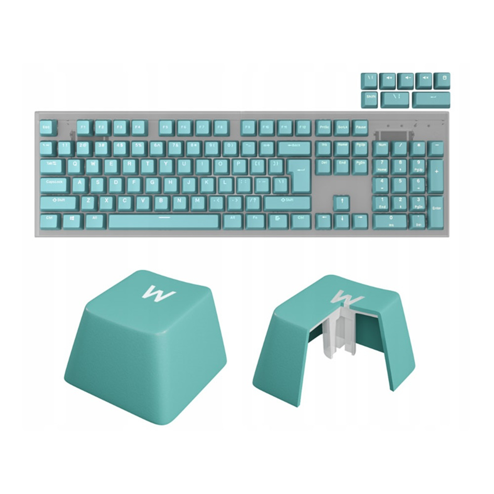 Keycaps Genesis Lead 300 Mint Double Shot [3]