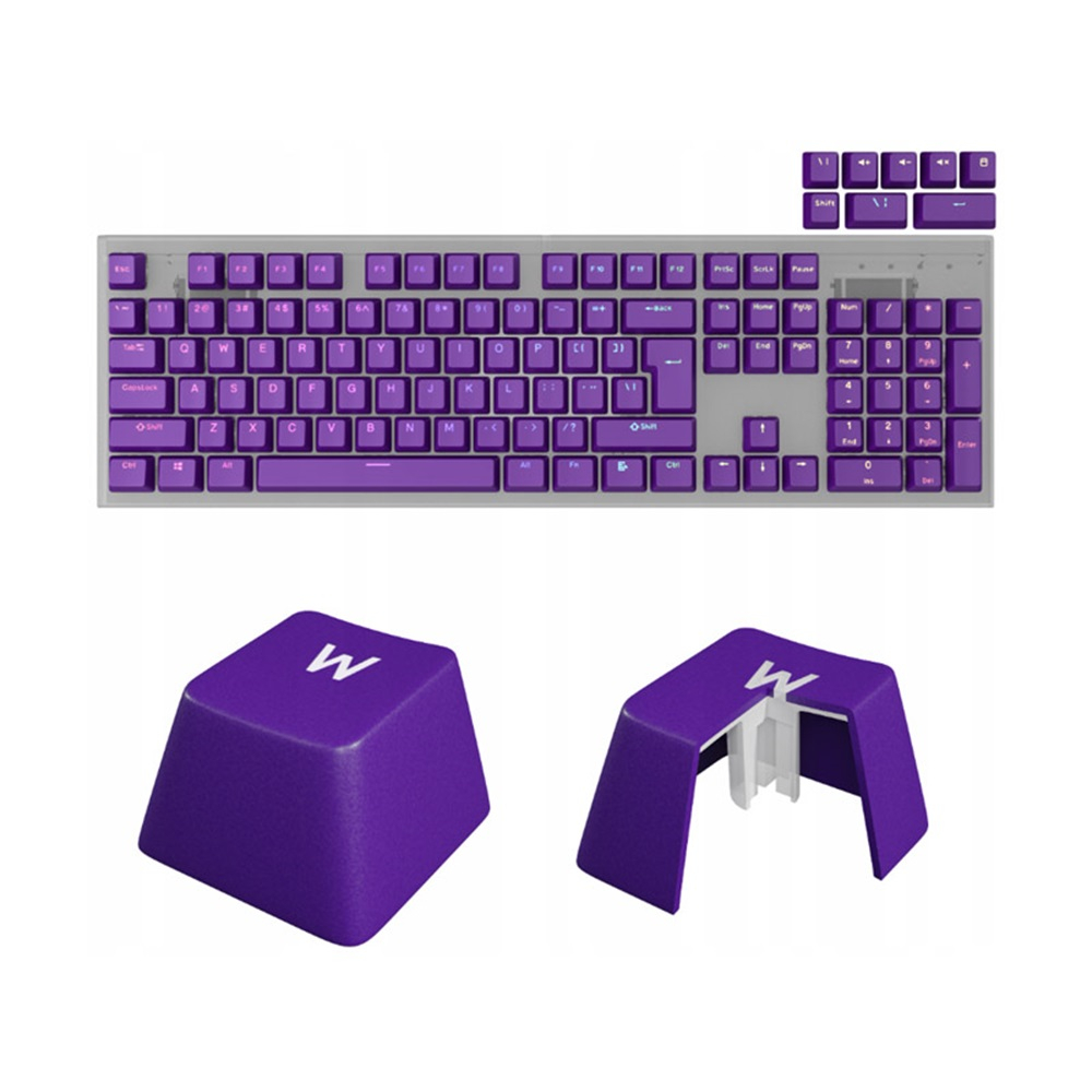 Keycaps Genesis Lead 300 Violet Double Shot [3]