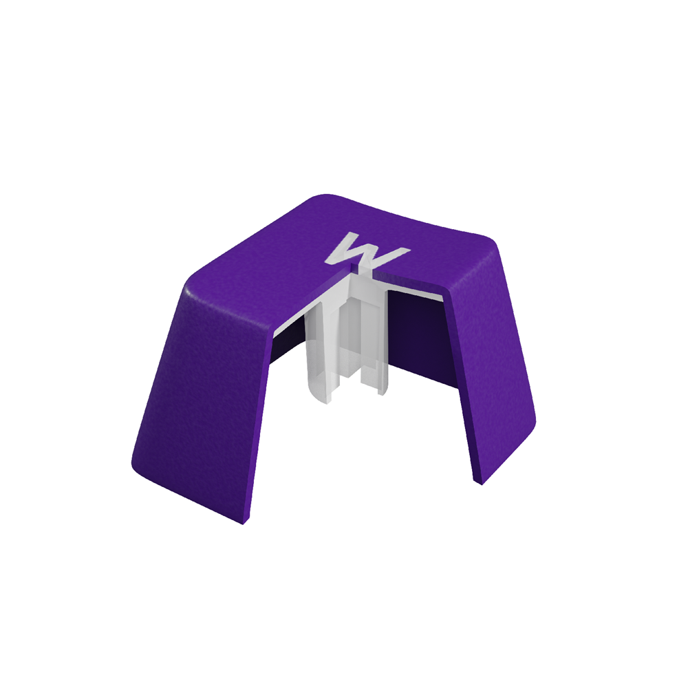Keycaps Genesis Lead 300 Violet Double Shot [2]