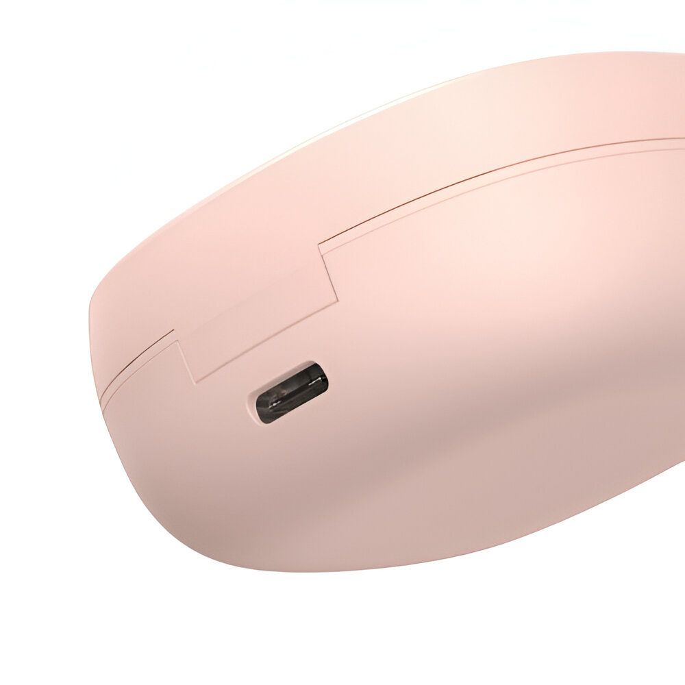 Casti fara fir Baseus Earphones TWS Encok WM01 Plus, Roz [3]