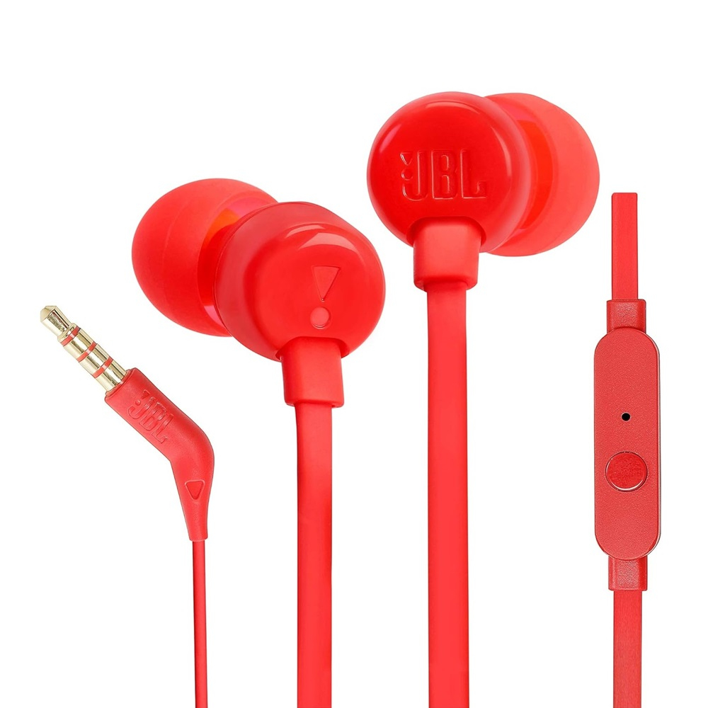 Наушники JBL 3.5 мм Tune 110, красные [1]