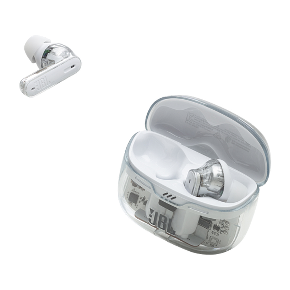 JBL наушники TWS Tune Beam Ghost Edition, белый [3]