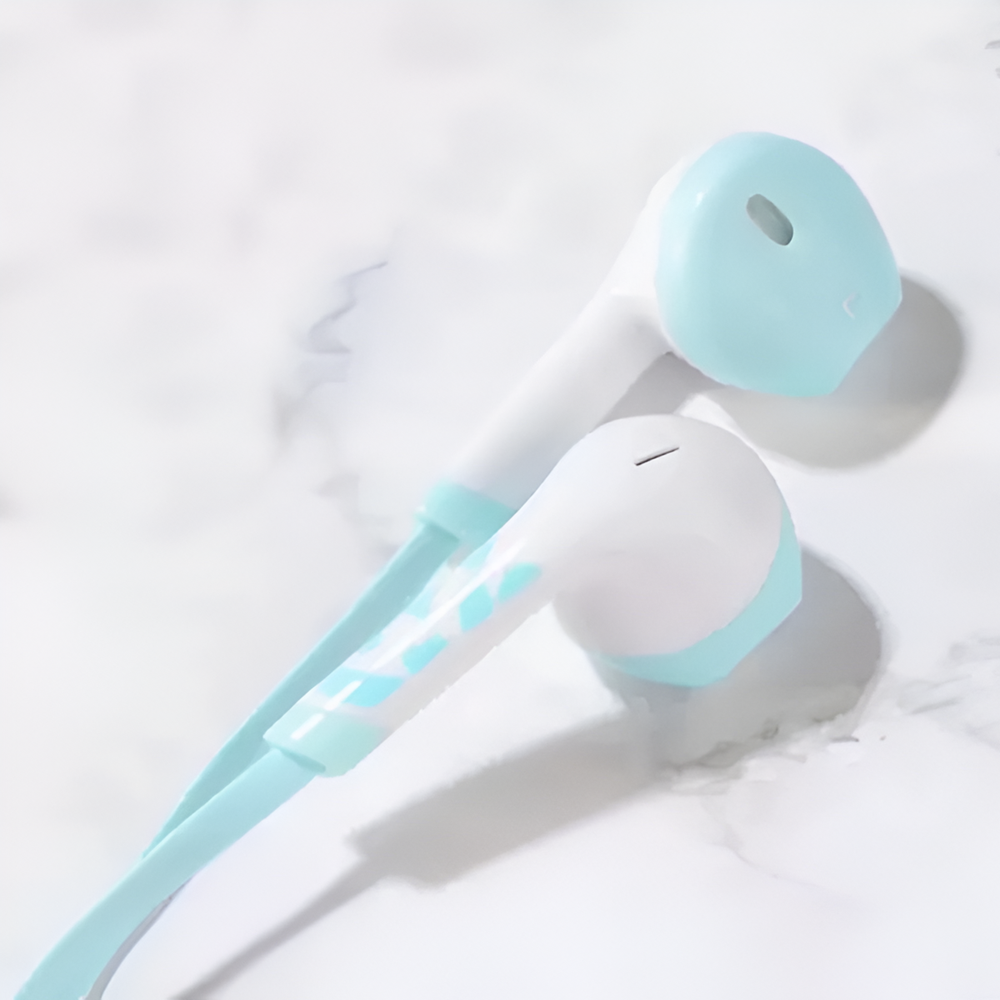 Keeka Earphones 3.5mm Q30, Blue [2]