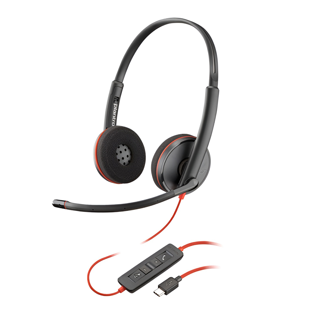 Гарнитура Plantronics Blackwire C3220 с USB-C, черного цвета [2]