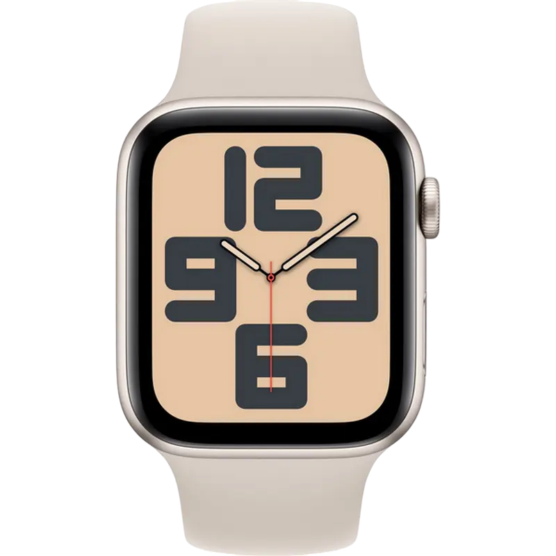 Ceas Apple Watch SE 2 44mm Aluminum Case with Starlight Sport Band - M/L, MXEV3 GPS, Starlight [3]