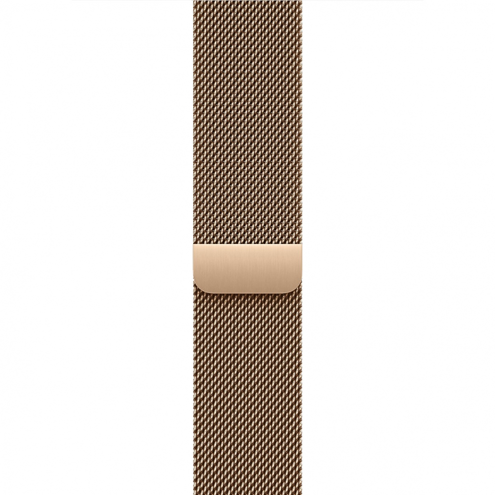 Ceas inteligent Apple Watch Series 10 GPS+LTE 46mm MC7T4 Gold Titanium Case with Gold Milanese Loop, S/M [3]