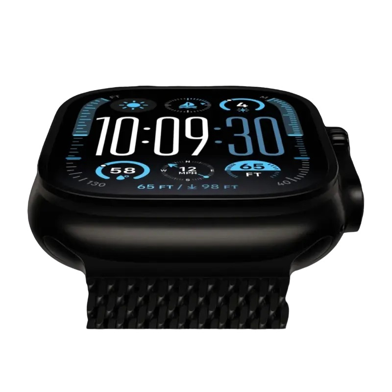 Ceas inteligent Apple Watch Ultra 2, 49mm, Black Titanium, Milanese Loop L, MX5V3 [6]