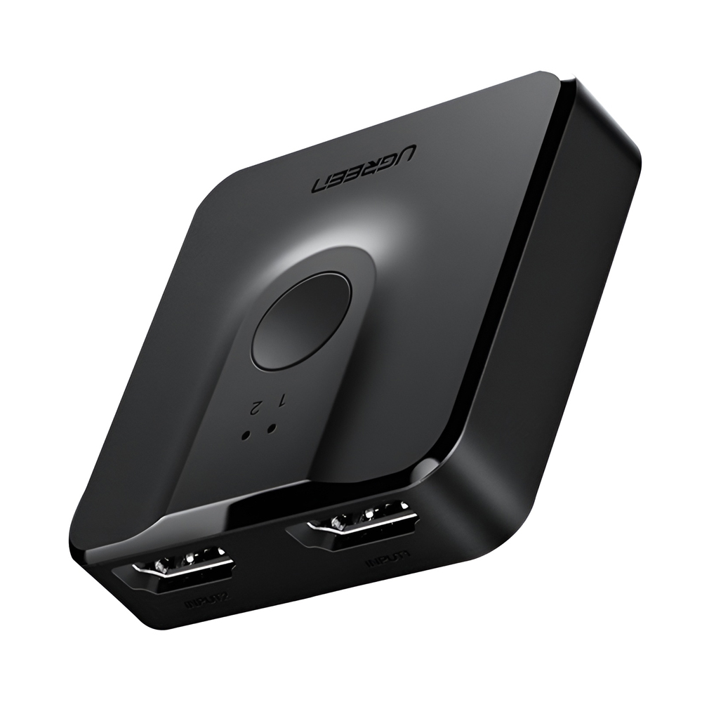 UGREEN Switcher Bi-Directional 2in1 2*HDMI 4K 30Hz или 1*HDMI 4K 30Hz к 1*HDMI 4K 30Hz или 2*HDMI 4K 30Hz CM217, Черный [1]