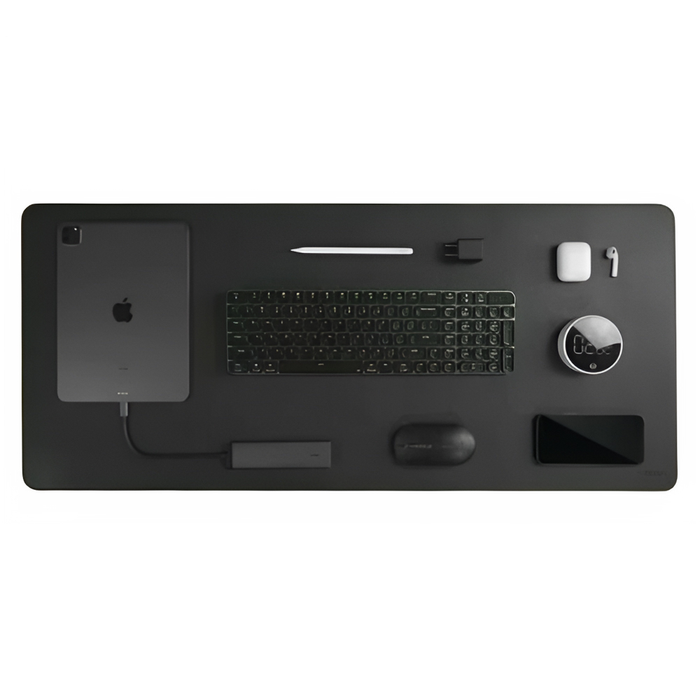 Мышь MIIIW Mouse Pad Monochrome из натуральной кожи размер XL (900 x 400 x 2 мм), черный. [3]